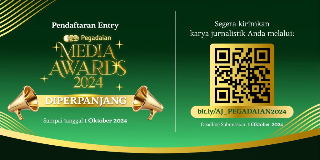 Para Jurnalis Merapat Yuk! Pendaftaran Pegadaian Media Awards 2024 Diperpanjang